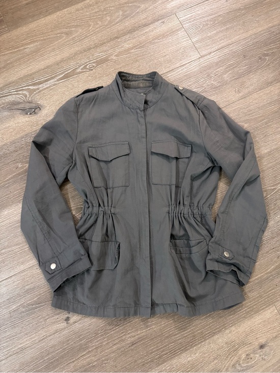 Jackets & Blazers - Women's Gray Utility Waist-Defining Jacket